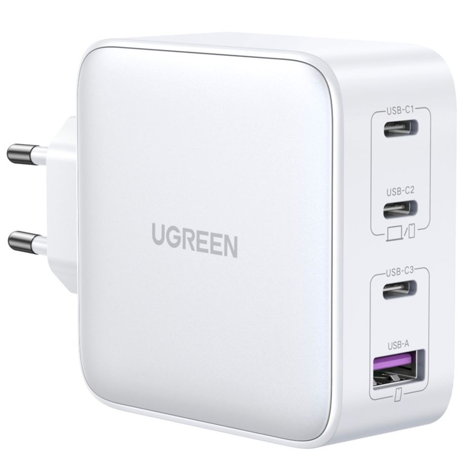 UGREEN Ladegerät USB-A+3xUSB-C 100W GaN Adapter weiß