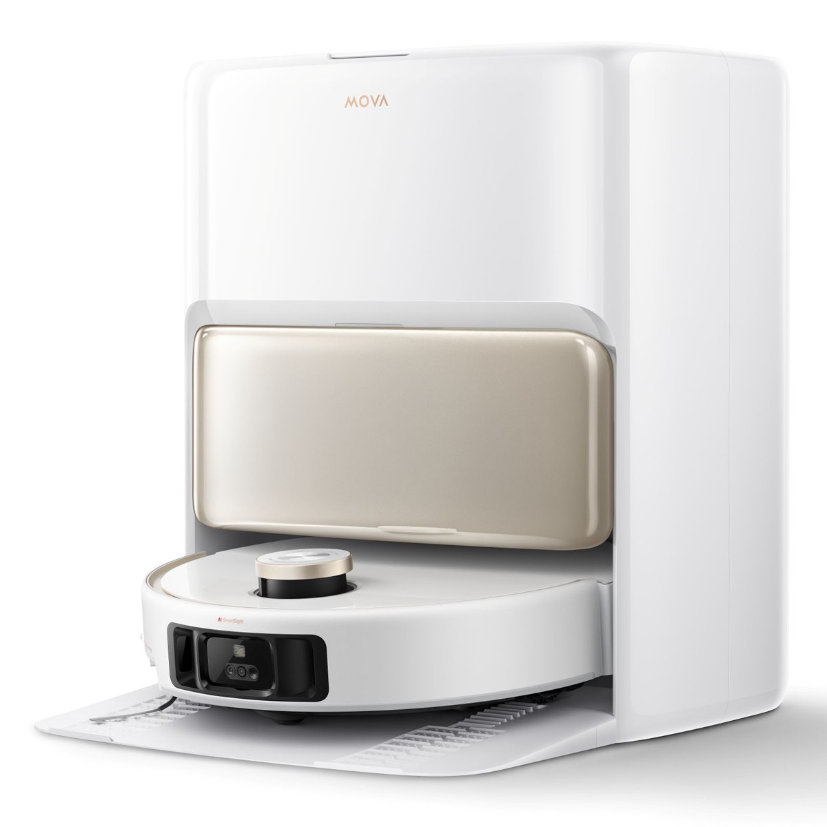 Mova V50 Ultra Complete Weiß Saug- und Wischroboter mit Reinigungsstation