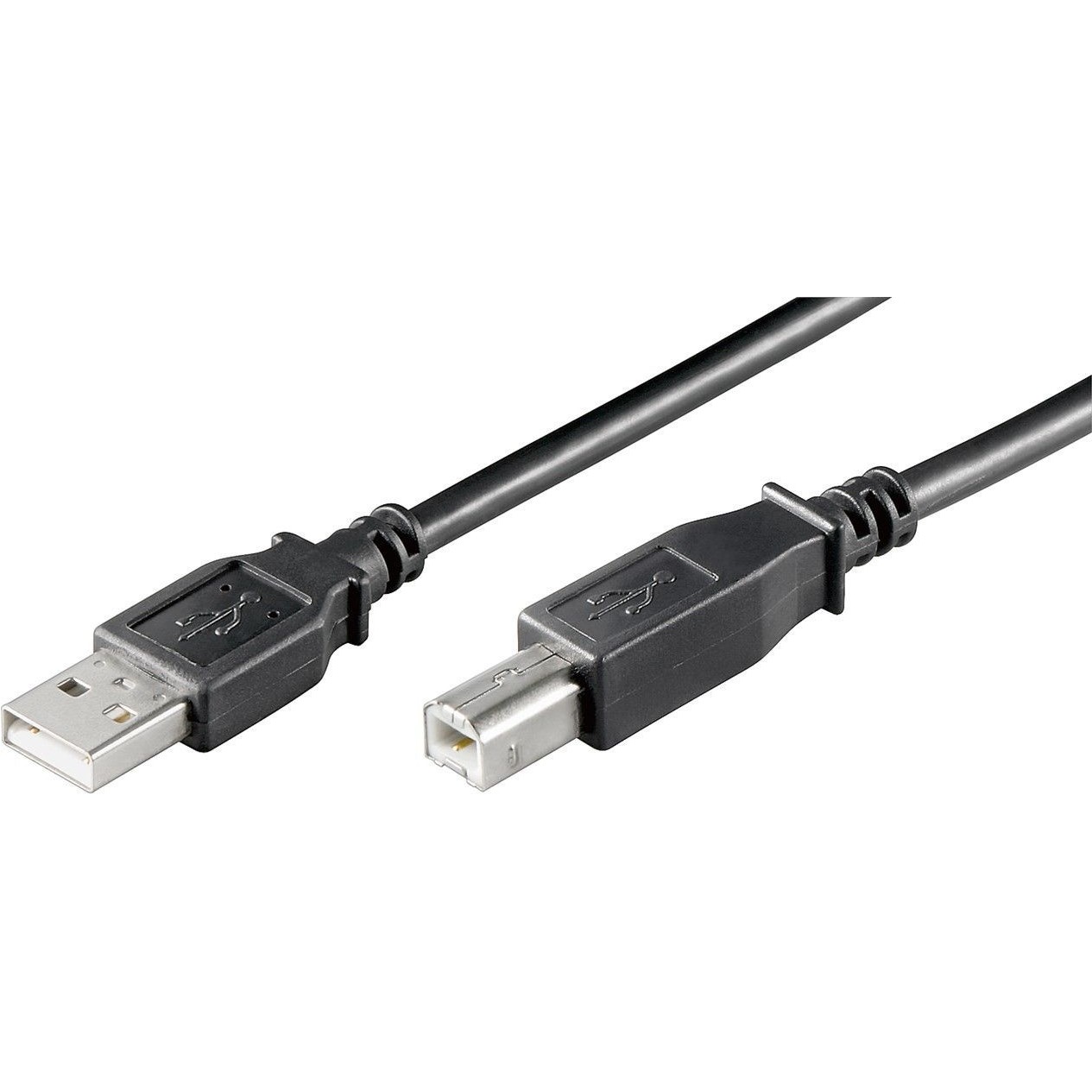 Goobay USB 2.0 Hi-Speed Kabel 5 m, Schwarz USB 2.0-Stecker (Typ A)  USB 2.0-Stecker (Typ B)