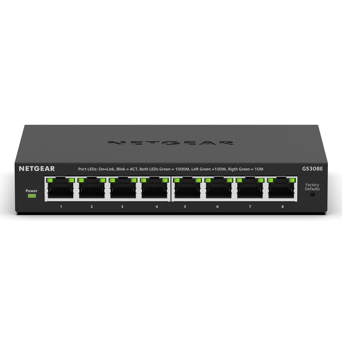 NETGEAR GS308E Plus Switch 8x 1G Ethernet