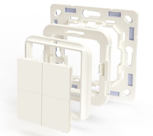 Shelly BLU Wall Switch 4 Adapter Busch-Jaeger