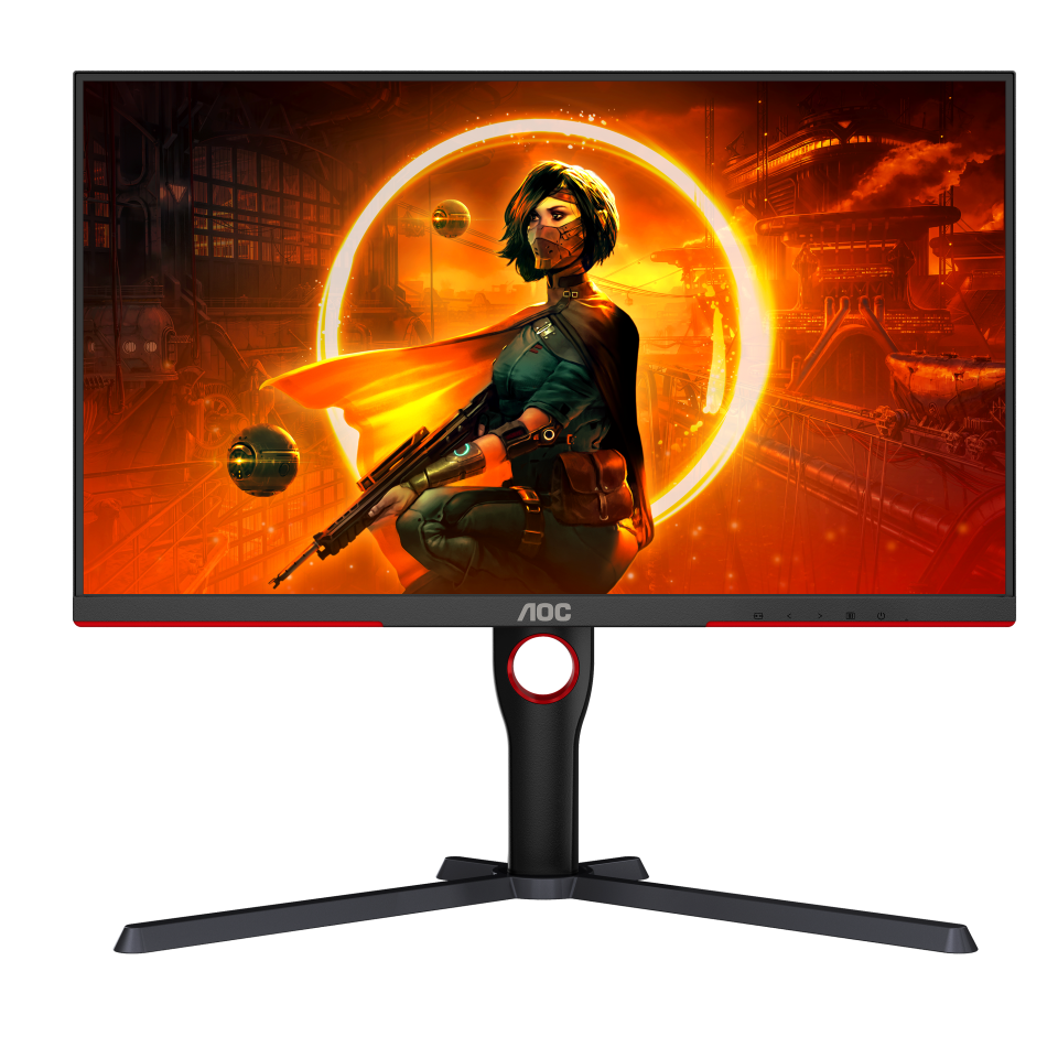 AOC Gaming Q27G3XMN 27 Zoll QHD Monitor, 180 Hz, FreeSync Prem. Pro., HDR1000 (2560x1440, 1 ms GtG, HDMI, Display Port) schwarz-