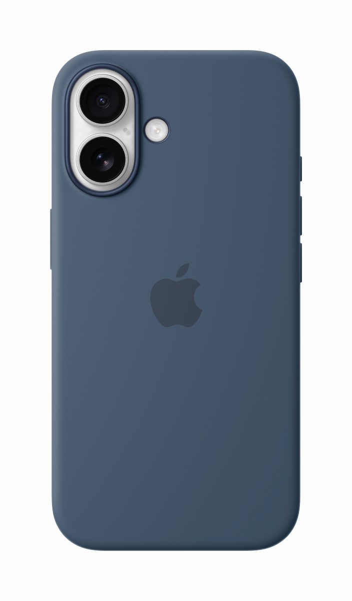 Apple Silikon Case iPhone 16 mit MagSafe (denim)