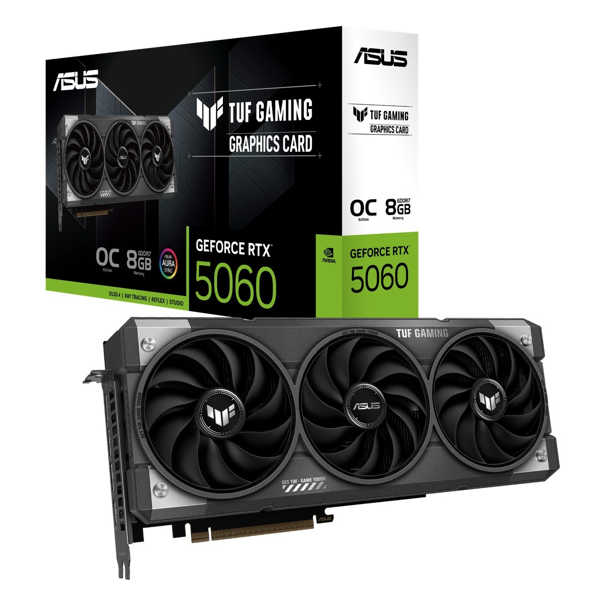 ASUS TUF Gaming GeForce RTX 5060 8G OC - 8GB GDDR7, HDMI, 3x DP