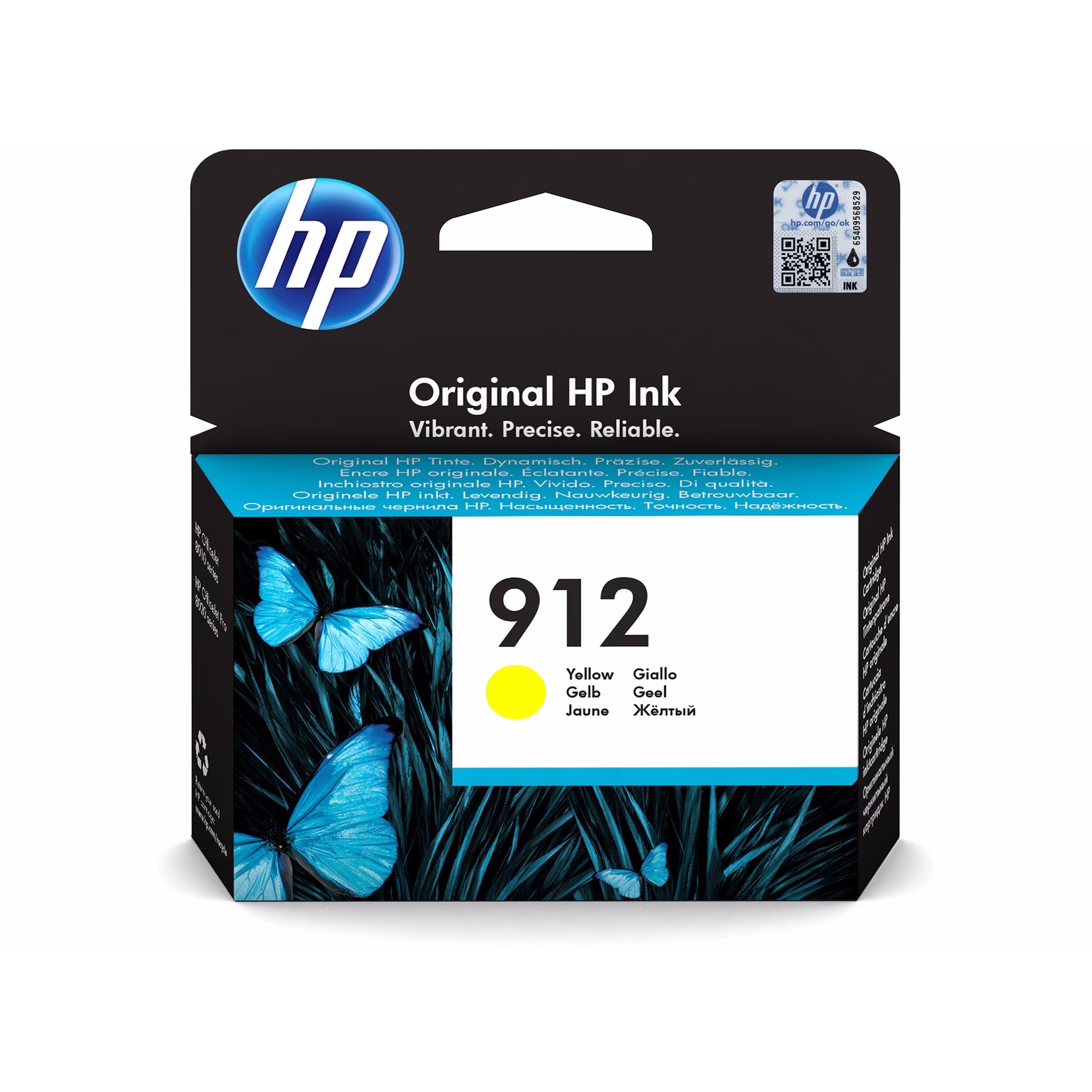 HP 912 (3YL79AE) Original Druckerpatrone Gelb Kompatibilität: HP OfficeJet 8000er Serie