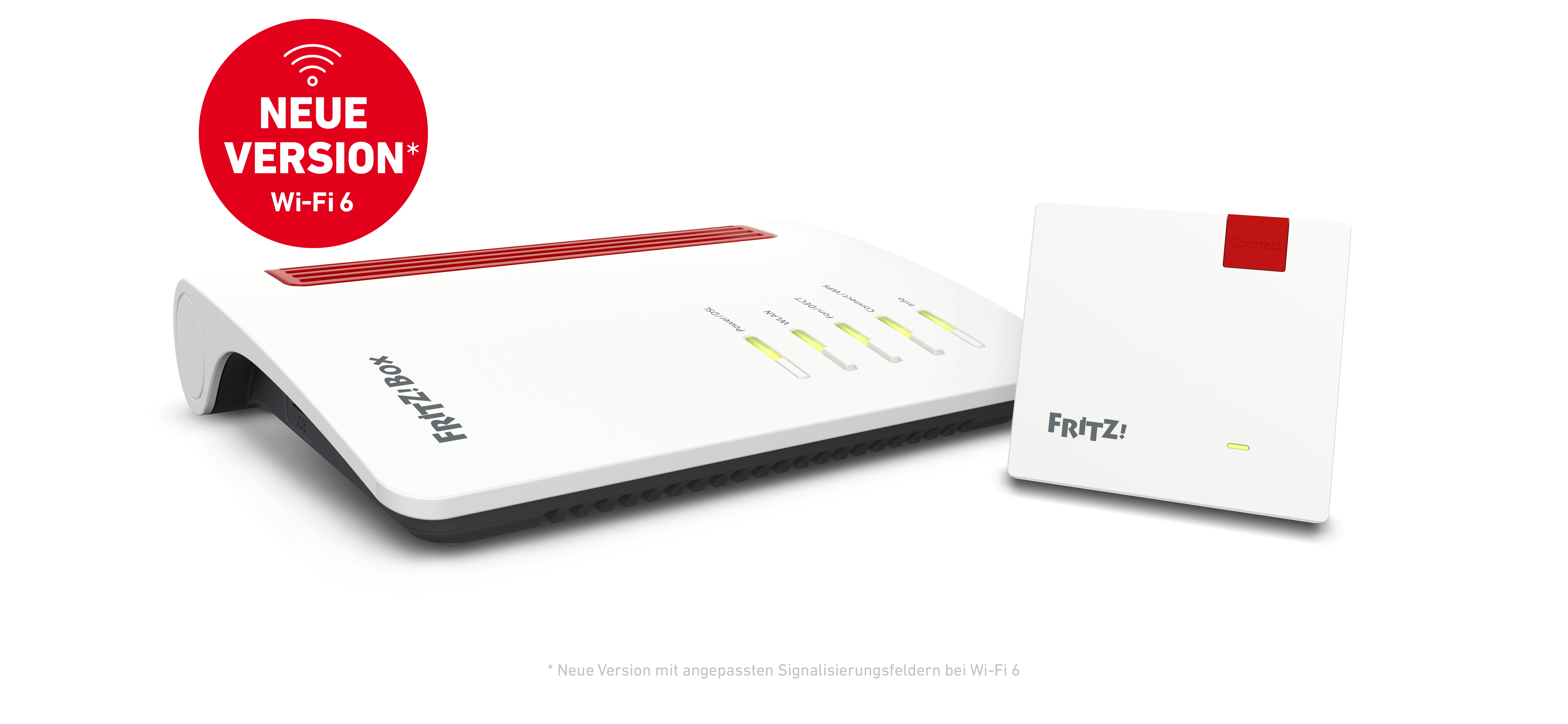 FRITZ!Mesh Set: FRITZ!Box 7530 AX (Wi-Fi 6 Router mit 1.800 MBit/s + 600 MBit/s)