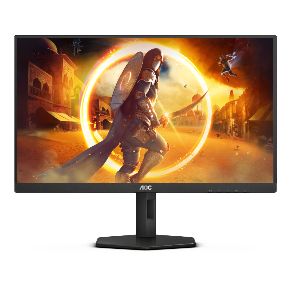 AOC Gaming Q27G4XF 27 Zoll QHD Monitor, 180 Hz, 0.5ms, FreeSync Premium, HDR10 (2560x1440, 2x HDMI, DisplayPort) schwarz/grau