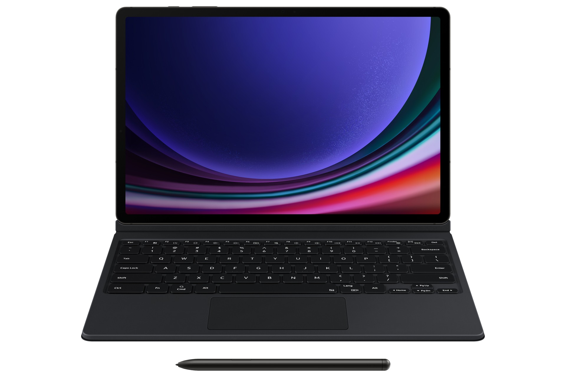Samsung Book Cover Keyboard für Galaxy Tab S10+ | S9+ | S9 FE+ QWERTZ-Layout