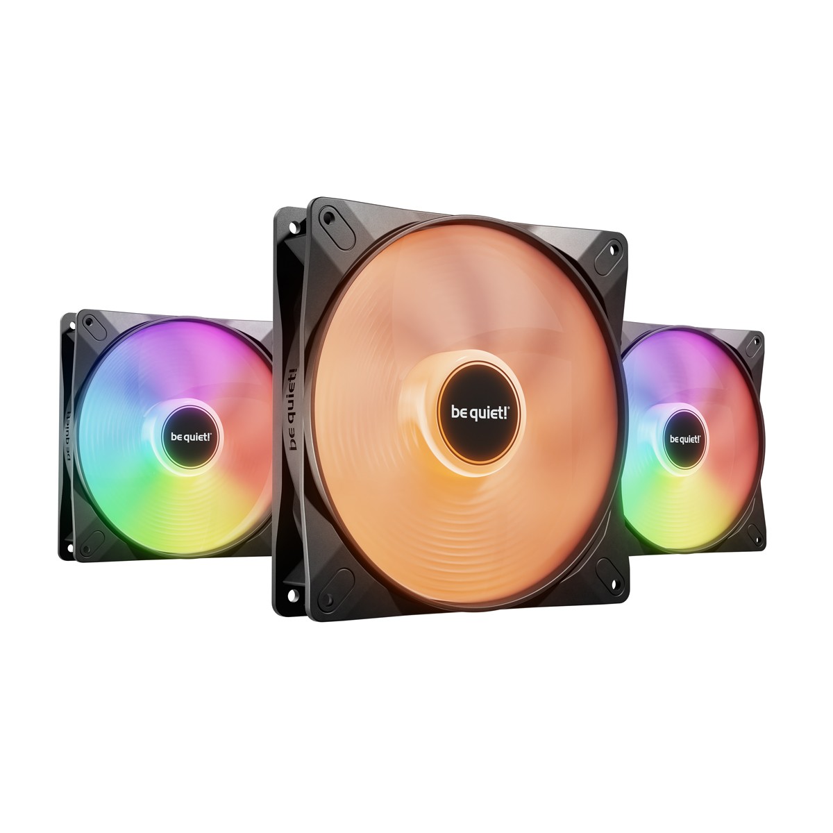 be quiet! LIGHT WINGS LX 120mm PWM high-speed Triple Pack - Gehäuselüfter