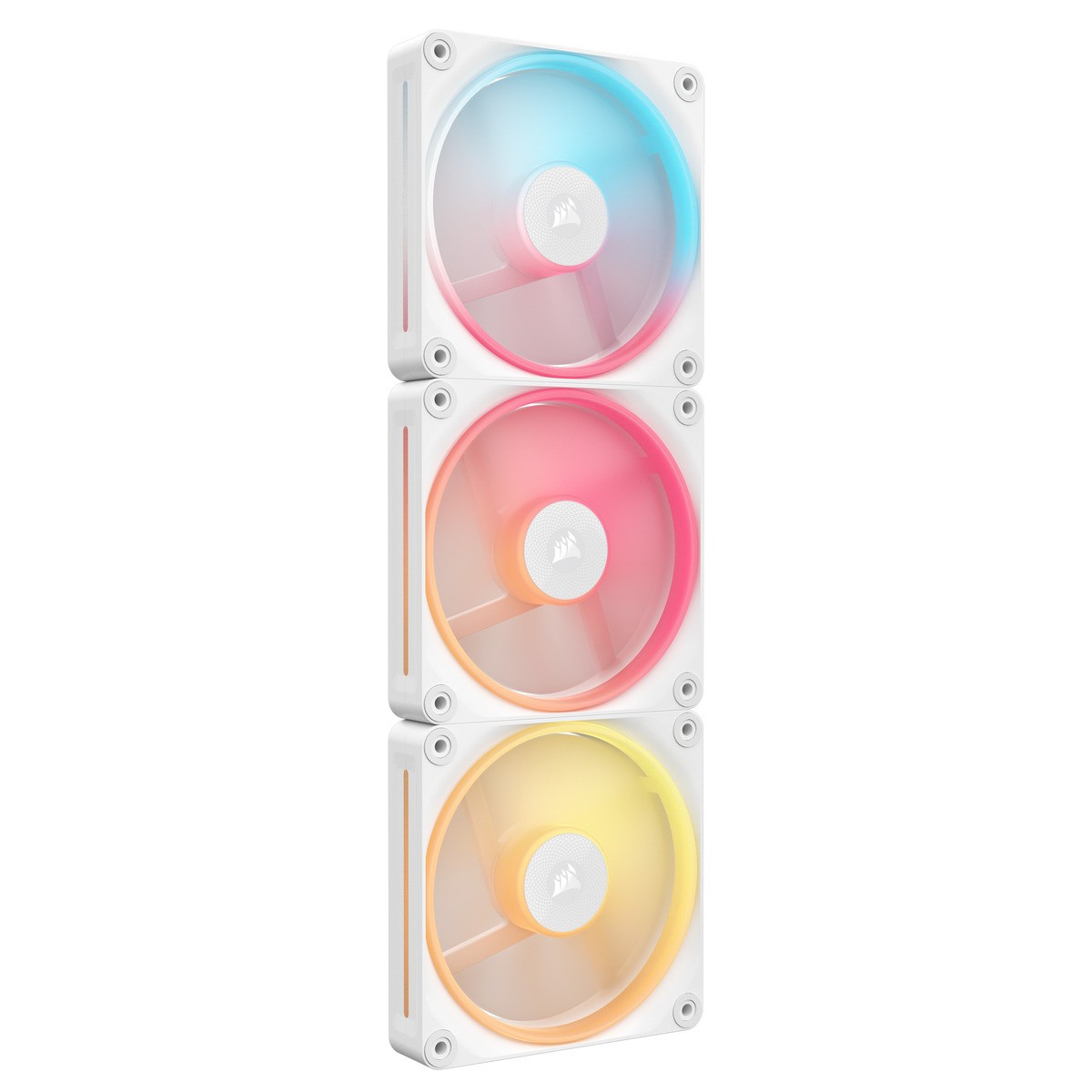 CORSAIR iCUE LINK LX120-R RGB White 3er-Pack | Gehäuselüfter