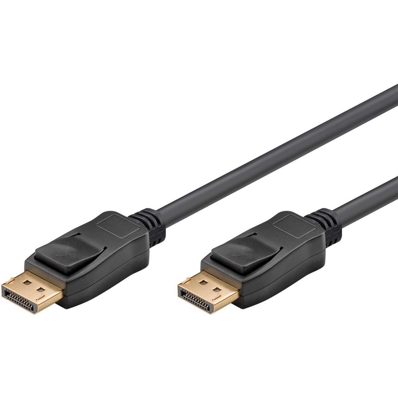 Goobay 1m DisplayPort™-Kabel 1.4, zertifiziert, 32,4 Gbit/s