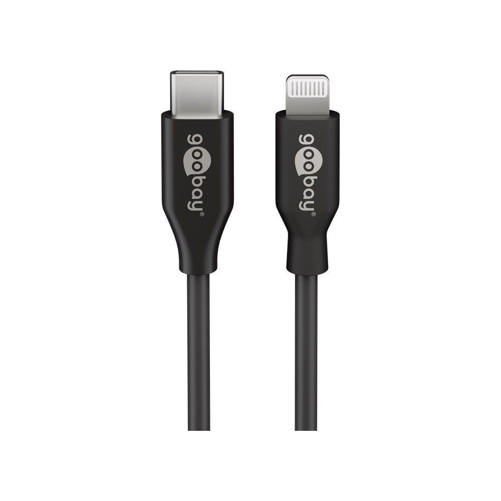 Goobay Lightning - USB-C Kabel, 2,0 m, schwarz