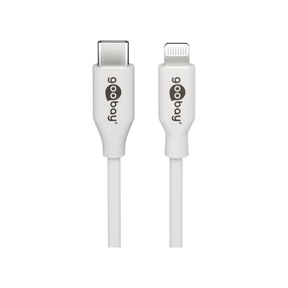 Goobay Lightning - USB-C Kabel, 2,0 m, weiß