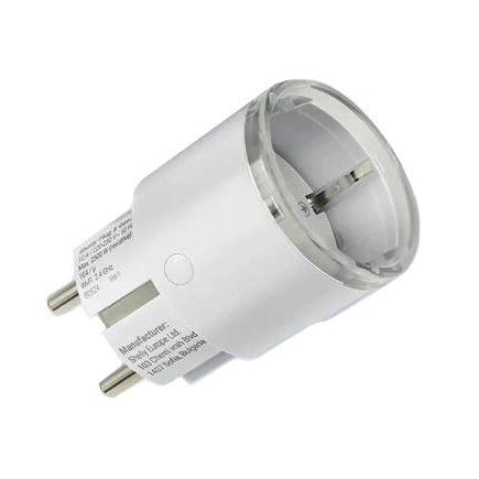 Shelly Plug S Gen3 Matter weiß - kleiner smarter Stecker mit Bluetooth-Konnektivität und Leistungsmessung