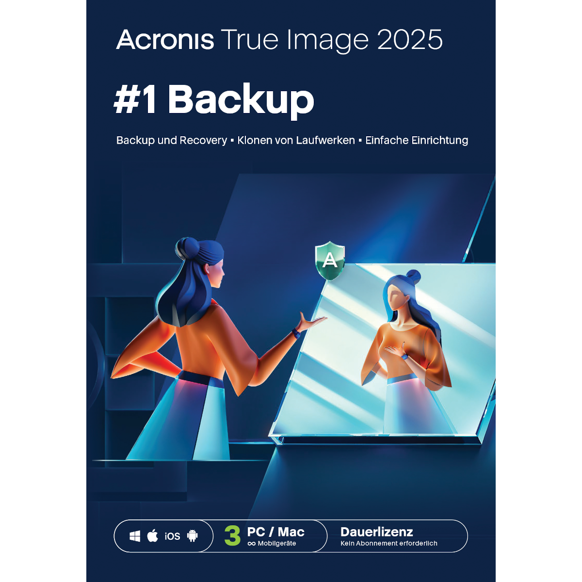 Acronis True Image 2025 3 Computer Dauerlizenz