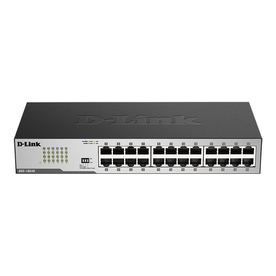 D-Link DGS-1024D Unmanaged Switch [24x Gigabit Ethernet]