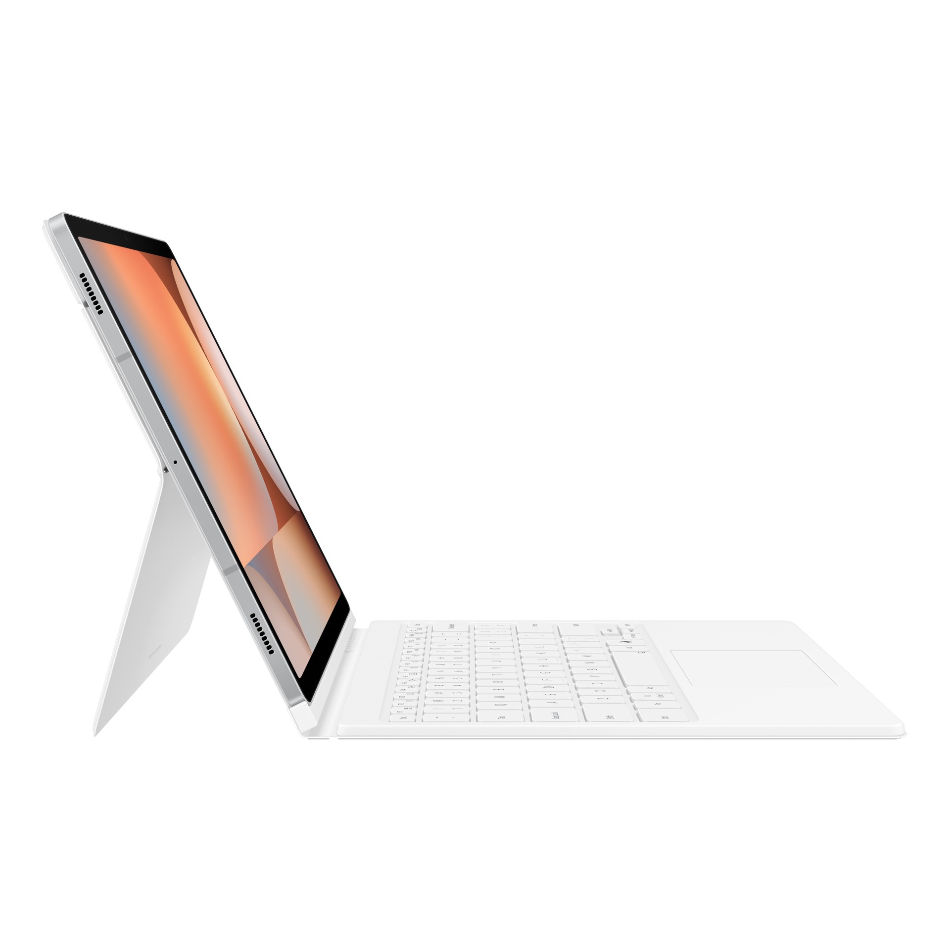 Samsung Book Cover Keyboard für Tab S10+/S9+/S9 FE+ White