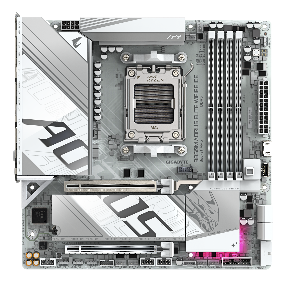 GIGABYTE B850M A ELITE WF6E ICE Mainboard Sockel AM5