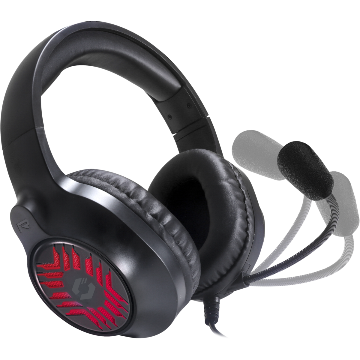 Speedlink TYRON RGB Stereo Gaming Headset, Schwarz- für PC/PS5/PS4/Xbox Series X/S/Switch/OLED/Lite,