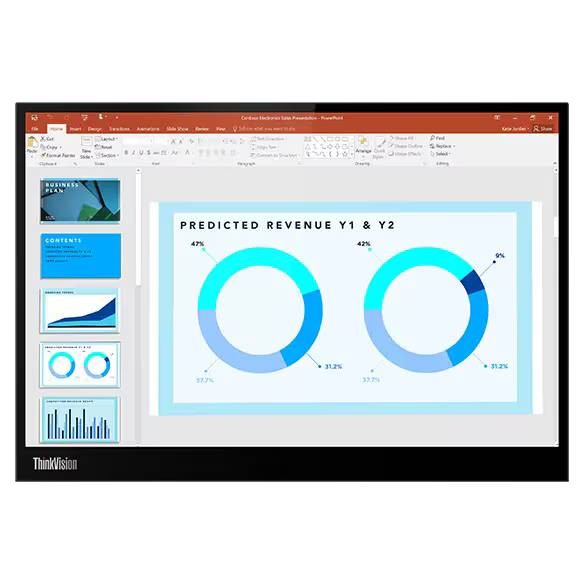 Lenovo ThinkVision M14d Mobiler Monitor - IPS-Panel Auflösung 2240x1400