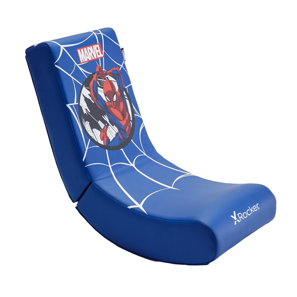 X Rocker Disney Marvel Spider-Man Video Rocker lizensierter Gaming Bodensessel für Kinder & Jugendliche