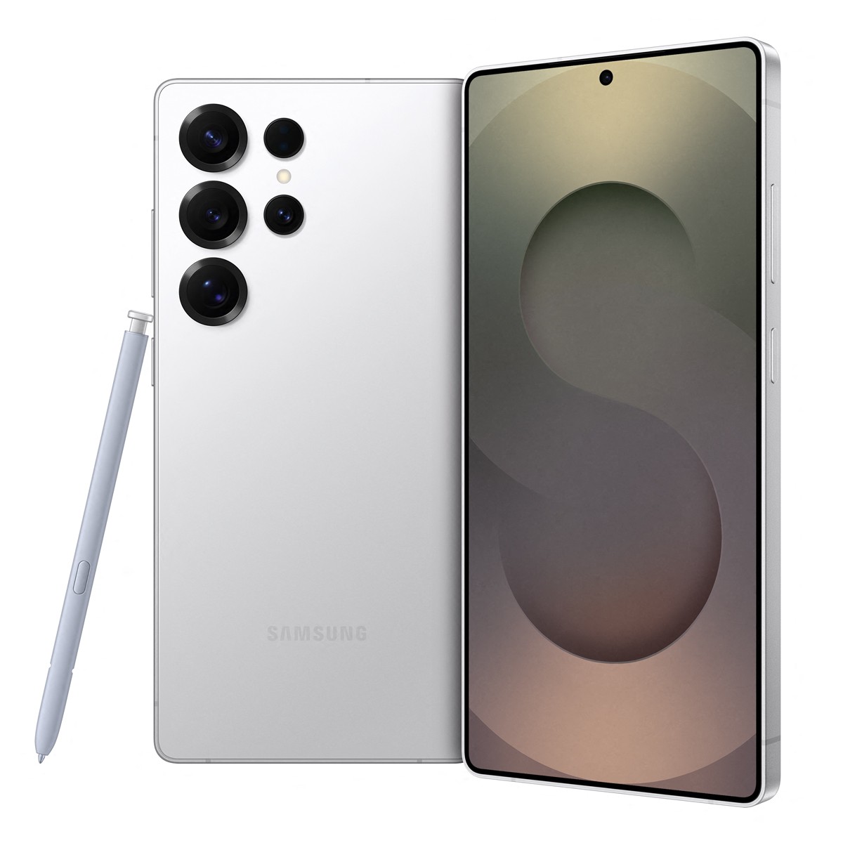 Samsung Galaxy S25 Ultra 256GB Titanium Whitesilver 17,42cm (6,9") OLED Display, Android 15, 200MP Quad-Kamera