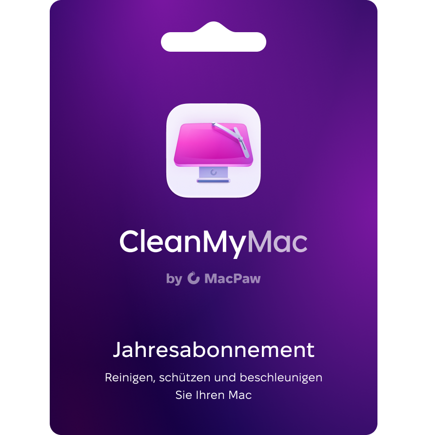 MacPaw CleanMyMac 1 Jahr Subscription