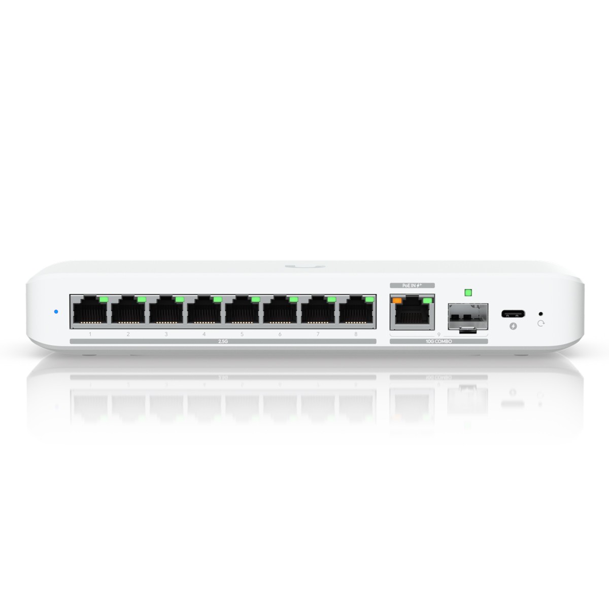 Ubiquiti Flex 2.5G Managed Switch 8x 2.5 Gigabit Ethernet, 1x 10G SFP+/RJ45 (PoE+) Kombi Port