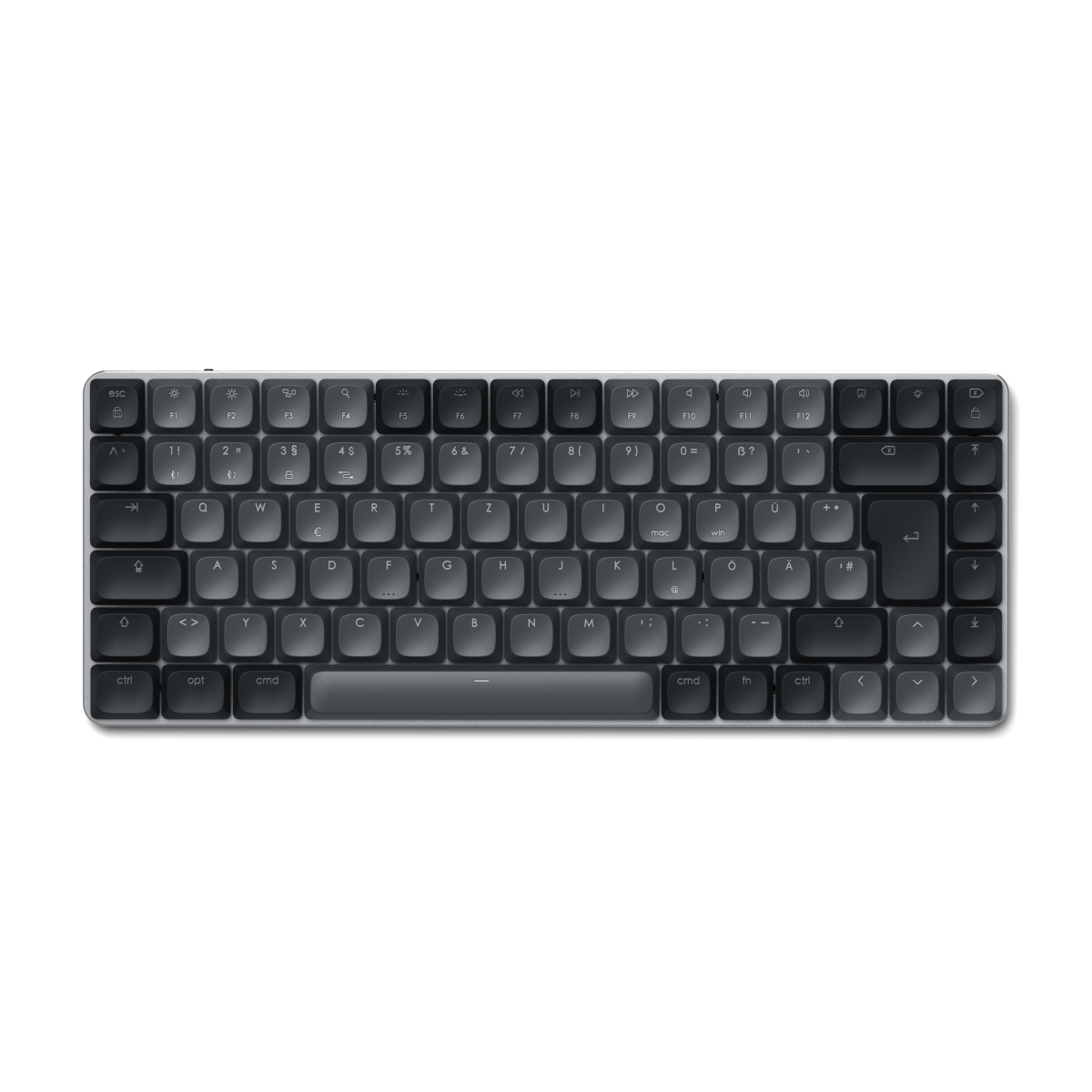 Satechi SM1 Slim Mechanical Backlit BT Keyboard German dark
