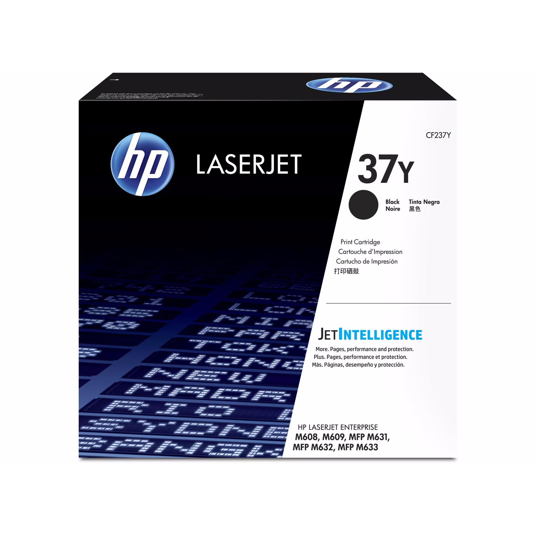 HP 37Y (CF237Y) Original LaserJet Tonerkartusche Schwarz Kompatibilität: HP LaserJet Enterprise (Flow) M600er Serie