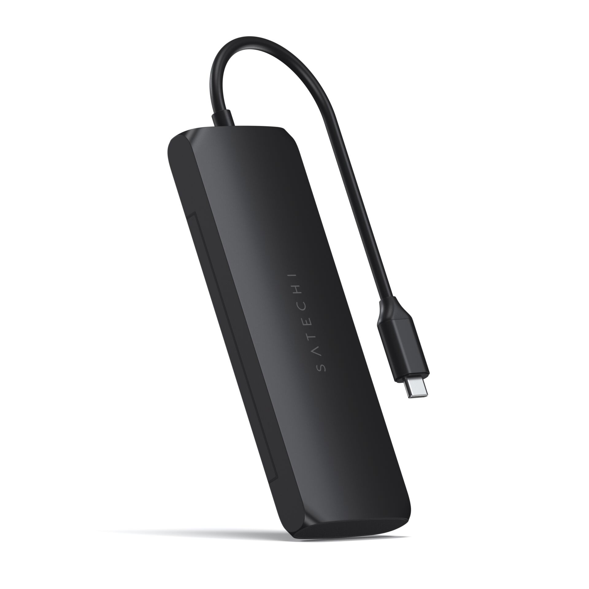 Satechi USB-C Hybrid Multiport Adapter mit SSD-Gehäuse schwarz