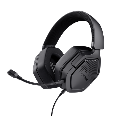 Trust Gaming GXT492 Carus Gaming Headset Leistungsstarkes, komfortables Over-Ear-Gaming-Headset für PC, Laptop und Konsolen, sch