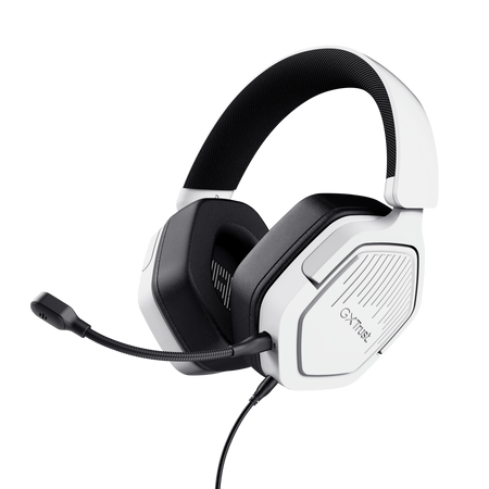 Trust Gaming GXT492W Carus Gaming Headset Leistungsstarkes, komfortables Over-Ear-Gaming-Headset für PC, Laptop und Konsolen, we