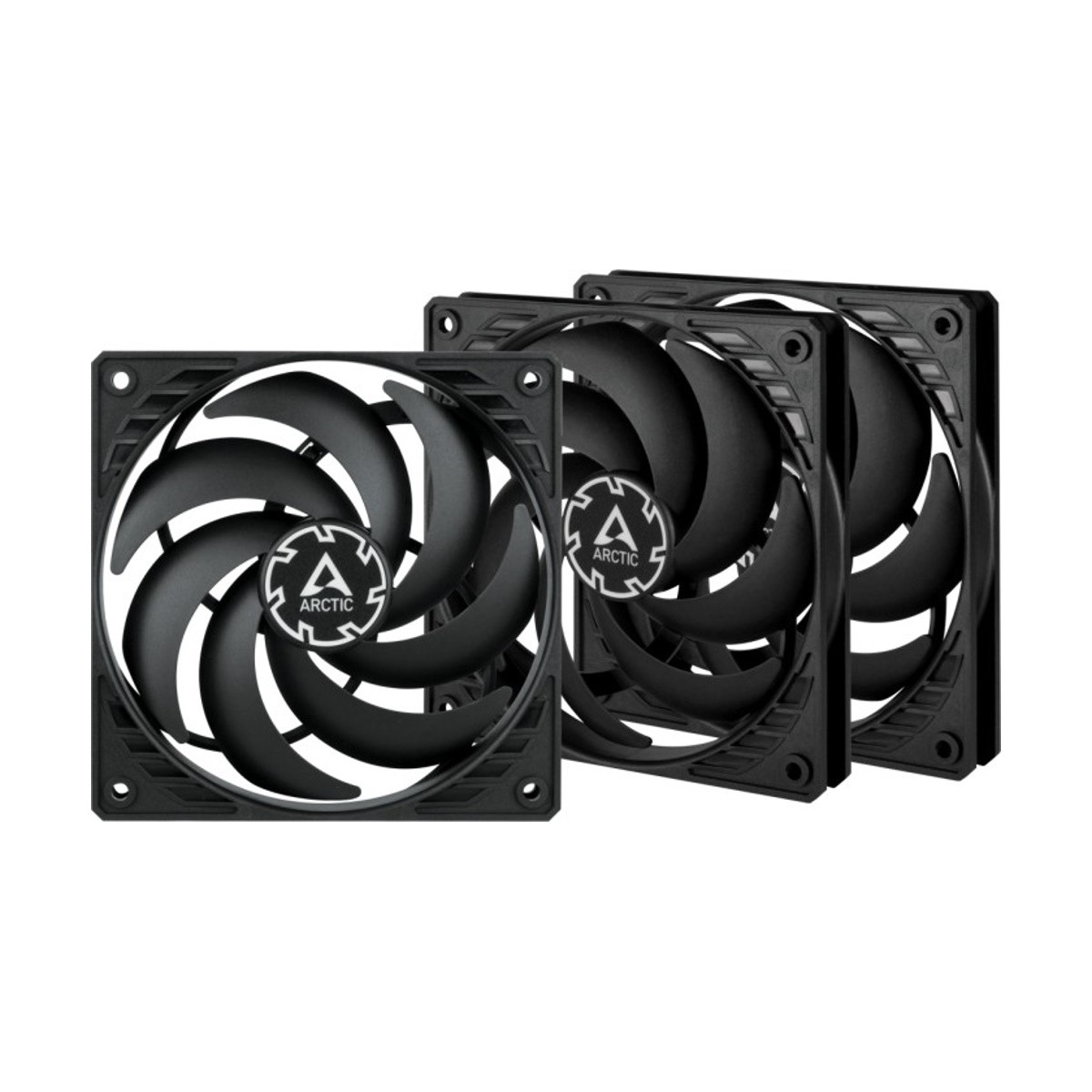 ARCTIC P12 Slim PWM PST 3er-Pack | Gehäuselüfter