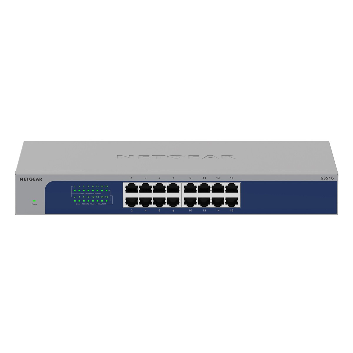 NETGEAR GS516 Unmanaged Switch 16x Gigabit RJ45 Ports
