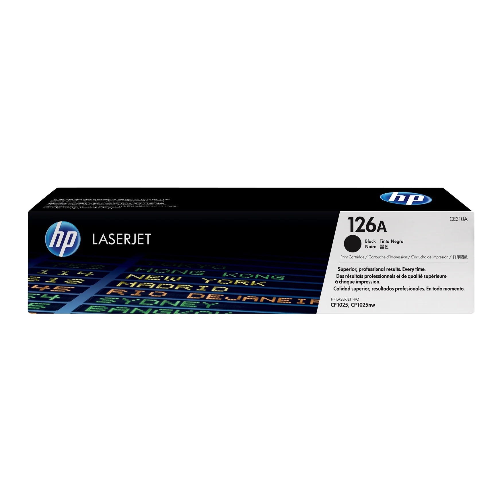 HP 126A (CE310A) Original LaserJet Tonerkartusche Schwarz Kompatibilität: HP LaserJet Pro CP1025nw, CP1025