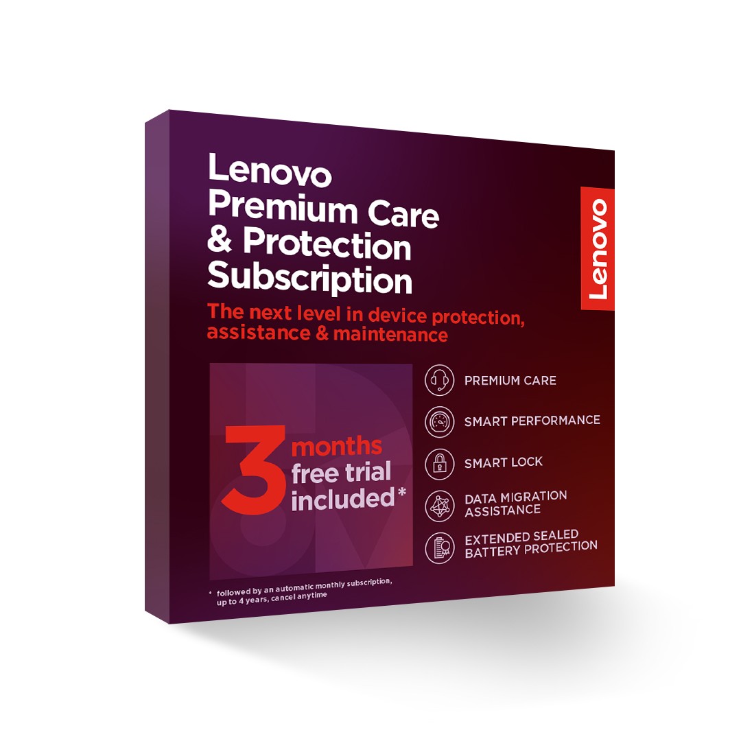 Lenovo Premium Care and Protection [Abo - 3 Monate kostenlos]