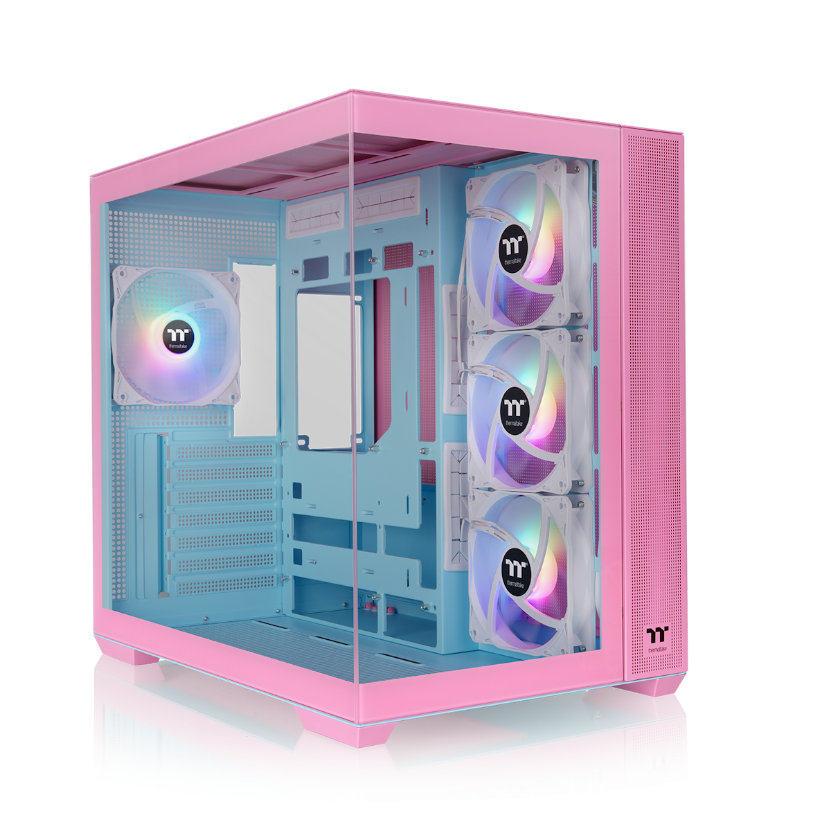 Thermaltake View 380 TG ARGB Bubble Pink | PC-Gehäuse