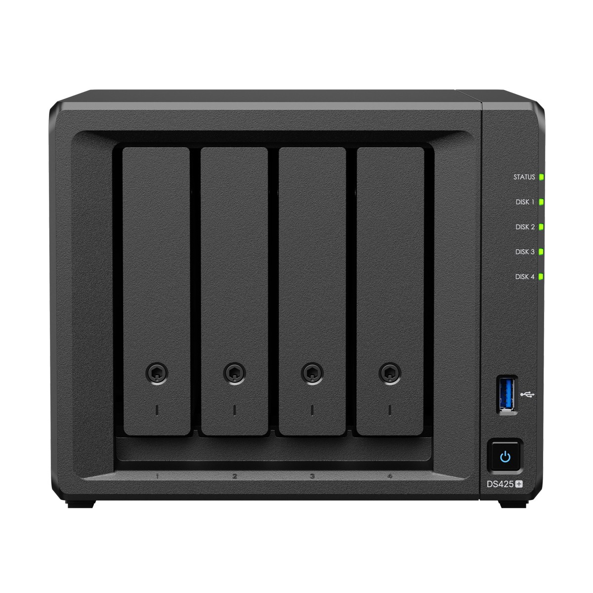 Synology DiskStation DS425+ NAS 4-Bay Intel Celeron J4125, 2GB DDR4 RAM, 0/4 HDD/SSD