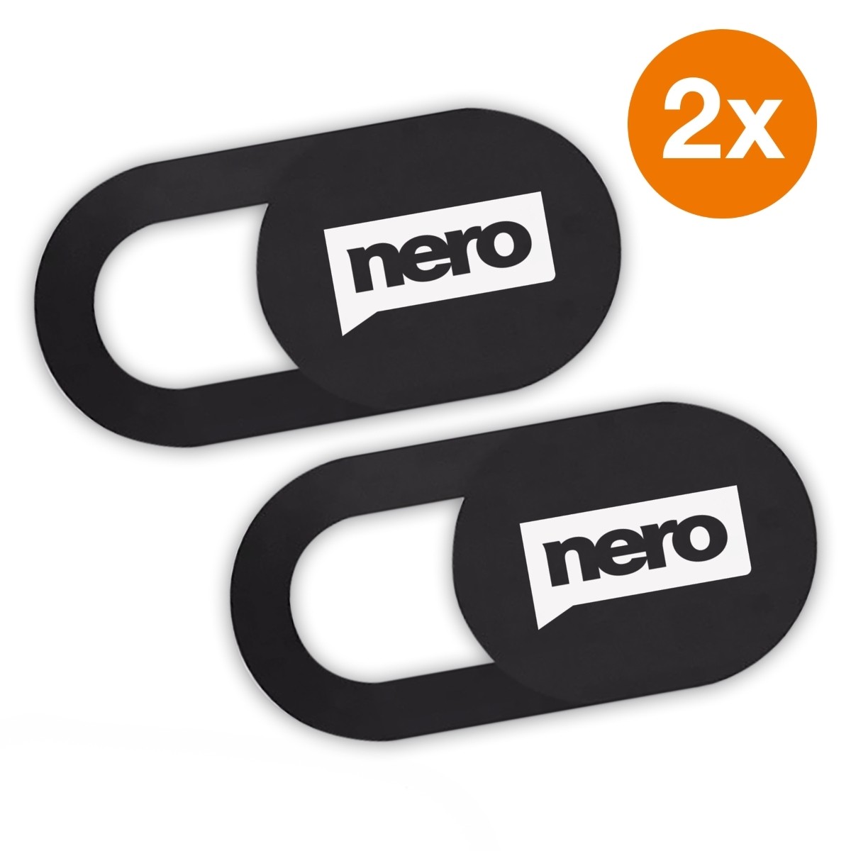 Nero Webcam Cover [2er Pack]