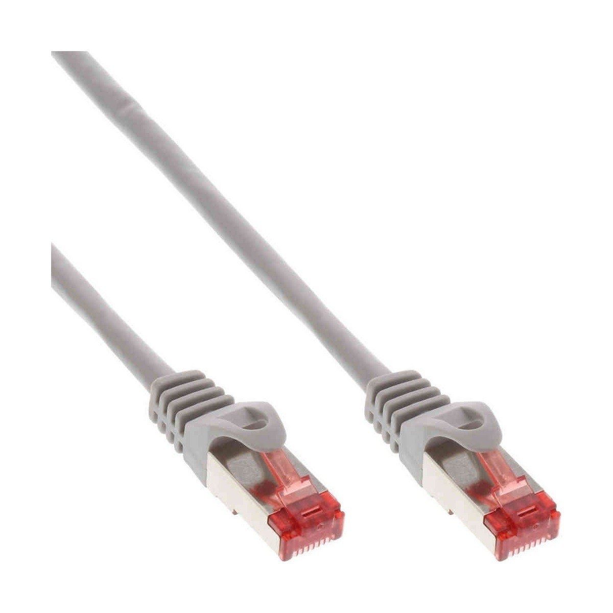 InLine Patchkabel, S/FTP (PiMf), Cat.6 [250MHz, PVC, Kupfer, grau, 5m]