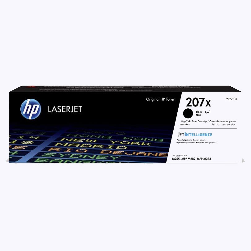 HP 207X (W2210X) LaserJet Tonerkartusche Schwarz Kompatibilität: HP Color LaserJet Pro MFP M283fdn, MFP M283fdw, MFP M282nw, MFP
