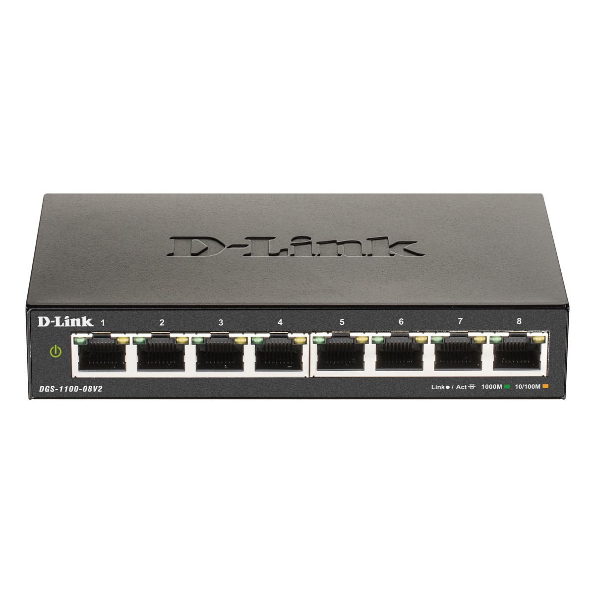 D-Link DGS-1100-08V2 Smart Managed Switch 8x Gigabit Ethernet