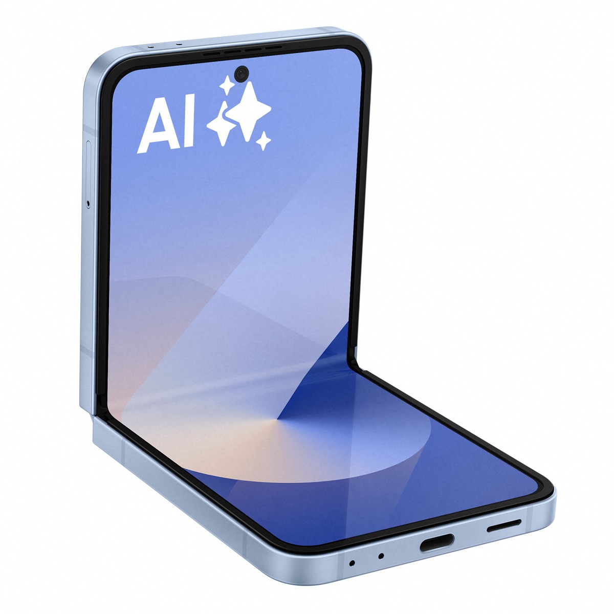 Samsung Galaxy Z Flip6 256GB Blue 17cm (6,7") OLED Display, Android 14, Dual-Kamera, Faltbar