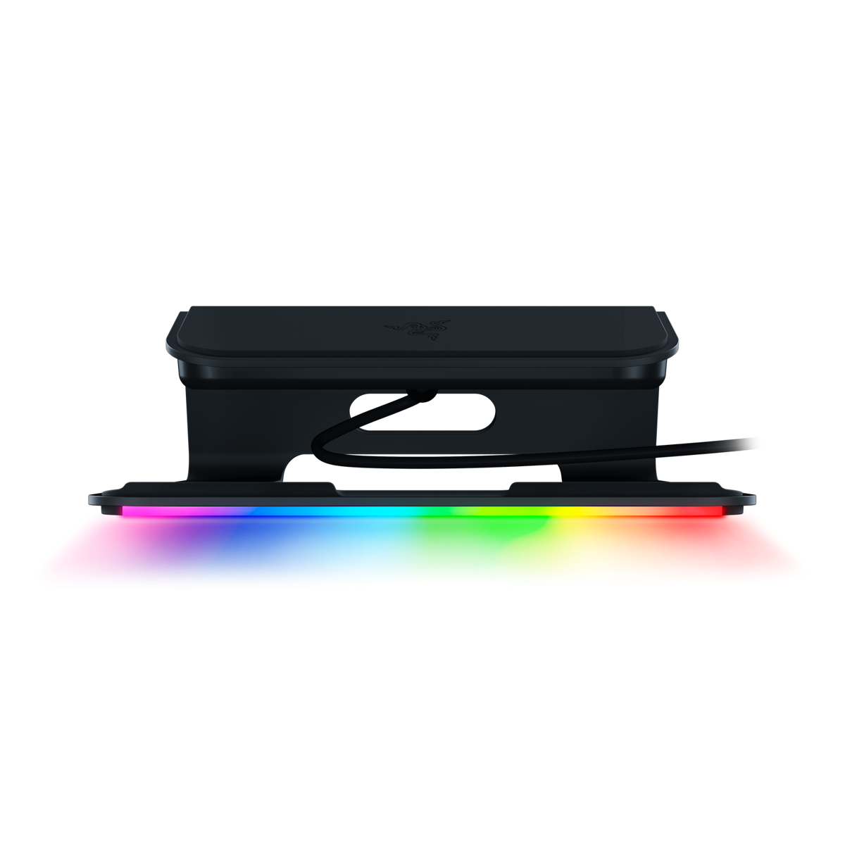 Razer Laptop Stand Chroma V2 Ergonomischer Laptop-Ständer mit mit 3x USB-Hub (2x USB-A, 1x USB-C) und HDMI Anschluss