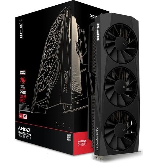 XFX Radeon RX 9070 QUICKSILVER Gaming 16GB OC - 16GB GDDR6, 1x HDMI, 3x DP