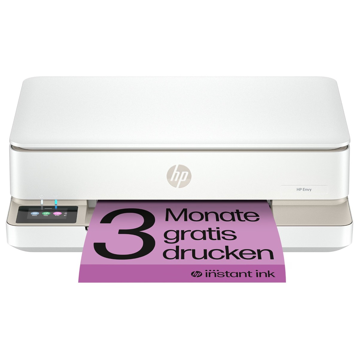 HP Envy 6120e All-in-One-Drucker inkl. 3 Monate Instant Ink Drucken, Kopieren, Scannen, mobiler Faxversand, Farbe