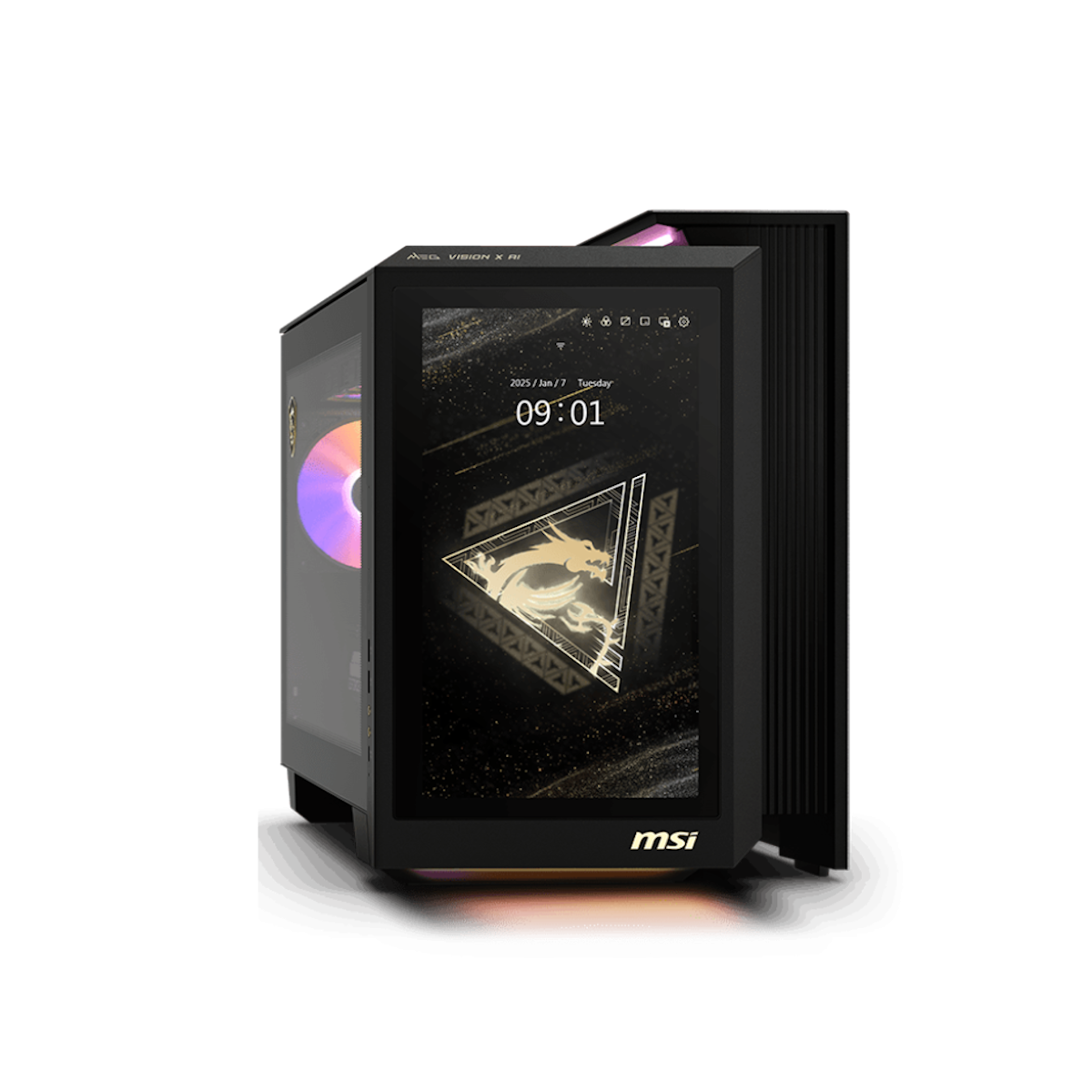 MSI MEG Vision X AI 2NVV7-009AT Desktop Intel Core ULTRA 7 265K, 32GB DDR5 RAM, 1TB M.2 SSD, GeForce RTX 5080 (16GB GDDR6X), Win