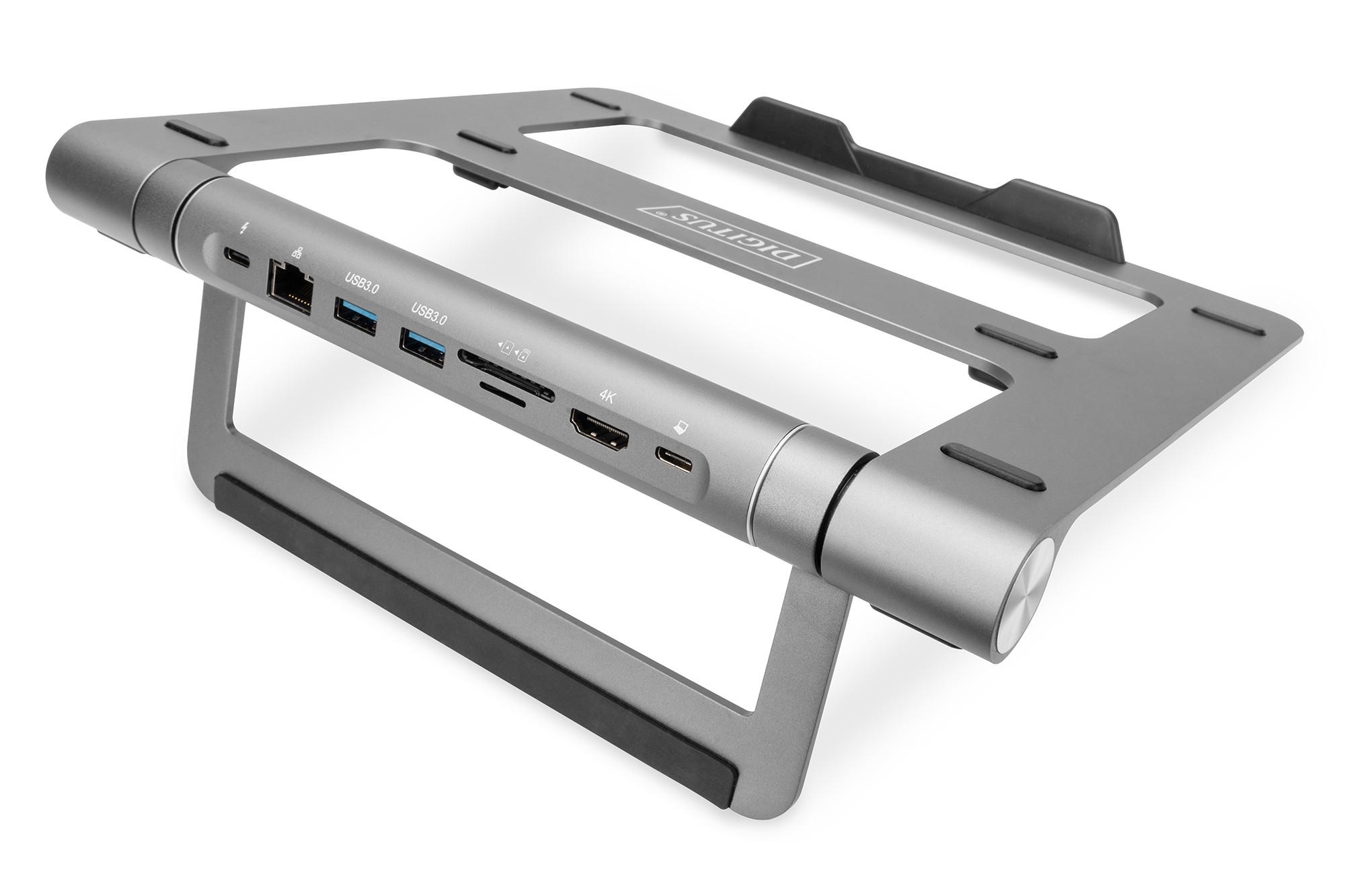 Digitus (DA-90440) Variabler Notebookständer mit 7-Port USB-C Pop-Out | EAN: 4016032482291