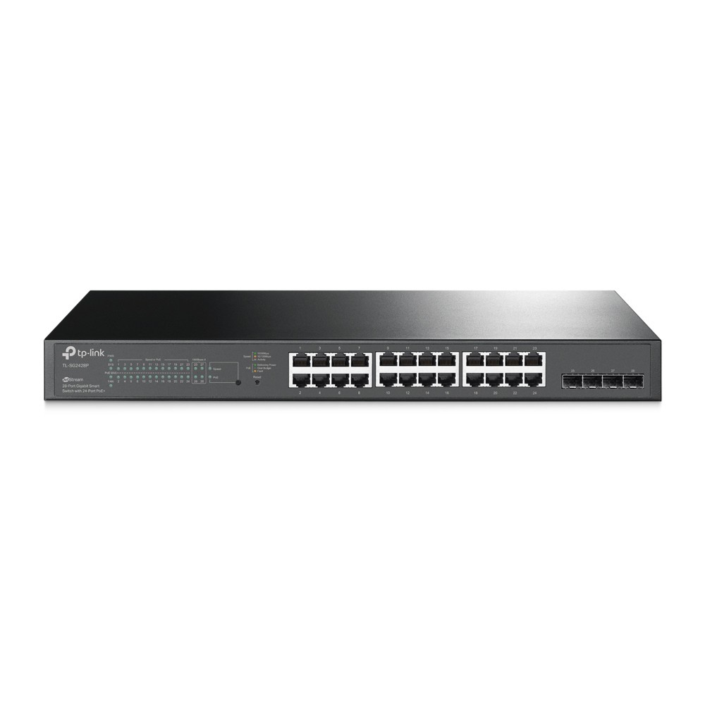 TP-Link SG2428P JetStream Smart Switch 24x Gigabit Ethernet PoE+, 250W, 4x SFP